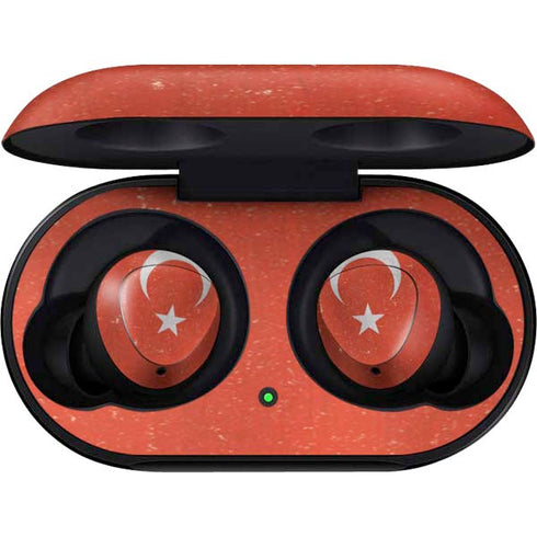 Turkish Flag Distressed Galaxy Buds Skin