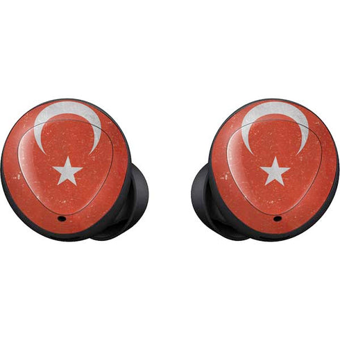 Turkish Flag Distressed Galaxy Buds Skin