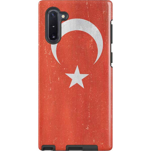 Turkish Flag Distressed Galaxy Note 10 Pro Case