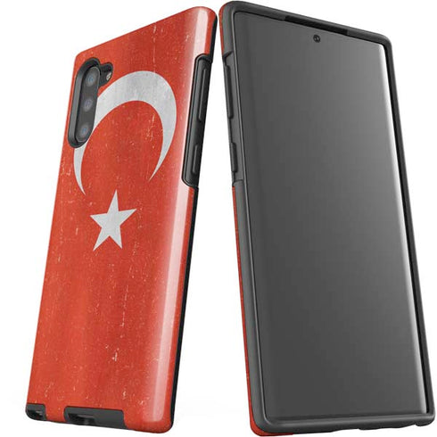 Turkish Flag Distressed Galaxy Note 10 Pro Case