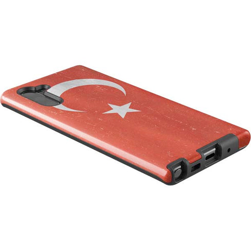 Turkish Flag Distressed Galaxy Note 10 Pro Case