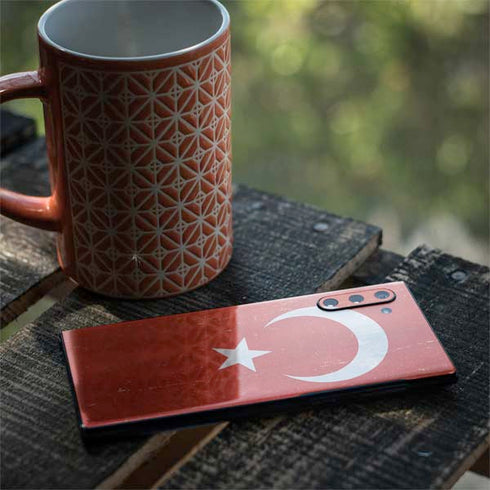 Turkish Flag Distressed Galaxy Note 10 Skin