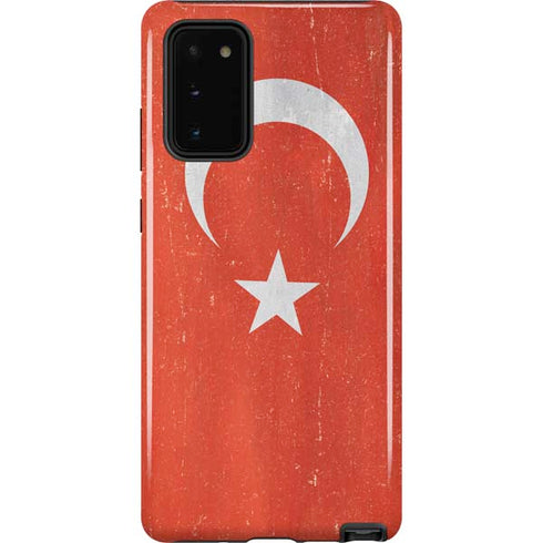 Turkish Flag Distressed Galaxy Note20 5G Pro Case