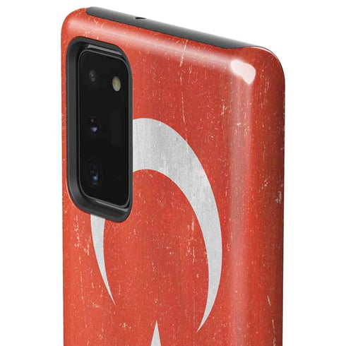 Turkish Flag Distressed Galaxy Note20 5G Pro Case