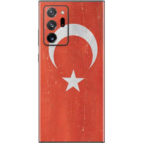 Turkish Flag Distressed Galaxy Note20 Ultra 5G Skin