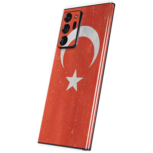 Turkish Flag Distressed Galaxy Note20 Ultra 5G Skin