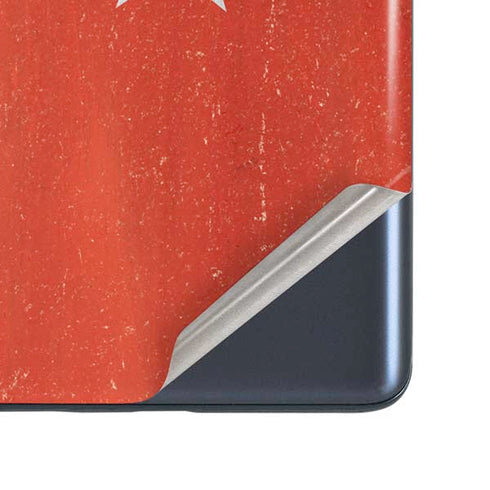 Turkish Flag Distressed Galaxy S20 Fan Edition Skin