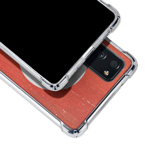 Turkish Flag Distressed Galaxy S20 FE Clear Case