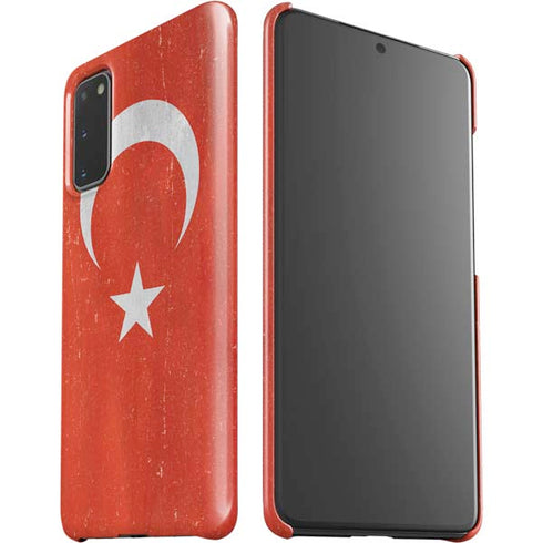 Turkish Flag Distressed Galaxy S20 Lite Case