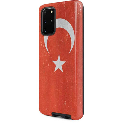 Turkish Flag Distressed Galaxy S20 Plus Pro Case