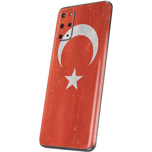 Turkish Flag Distressed Galaxy S20 Plus Skin