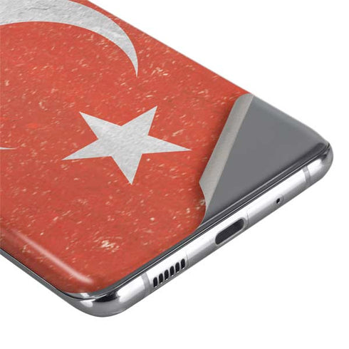 Turkish Flag Distressed Galaxy S20 Ultra 5G Skin