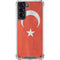 Turkish Flag Distressed Galaxy S21 5G Clear Case