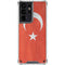 Turkish Flag Distressed Galaxy S21 Ultra 5G Clear Case