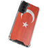 Turkish Flag Distressed Galaxy S22 Clear Case