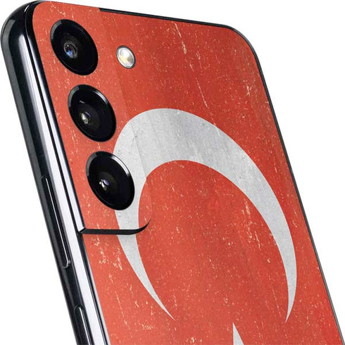 Turkish Flag Distressed Galaxy S22 Plus Skin