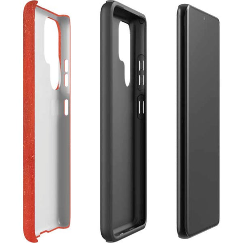 Turkish Flag Distressed Galaxy S22 Ultra Pro Case