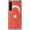 Turkish Flag Distressed Galaxy S23 Clear Case