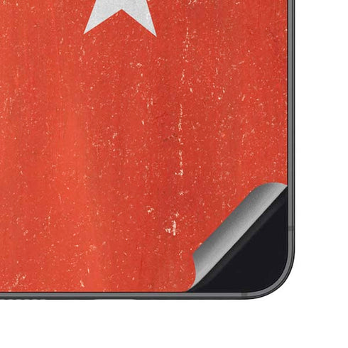 Turkish Flag Distressed Galaxy S23 FE Skin