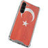 Turkish Flag Distressed Galaxy S23 Plus Clear Case