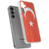 Turkish Flag Distressed Galaxy S24 Plus Clear Case