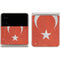 Turkish Flag Distressed Galaxy Z Flip3 5G Skin