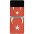 Turkish Flag Distressed Galaxy Z Flip3 5G Skin