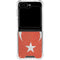 Turkish Flag Distressed Galaxy Z Flip5 5G Clear Case