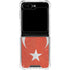 Turkish Flag Distressed Galaxy Z Flip5 5G Clear Case