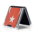 Turkish Flag Distressed Galaxy Z Flip5 5G Clear Case
