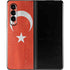 Turkish Flag Distressed Galaxy Z Fold3 5G Skin