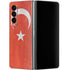 Turkish Flag Distressed Galaxy Z Fold4 5G Skin