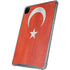 Turkish Flag Distressed iPad Pro 12.9in (2020) Clear Case