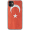 Turkish Flag Distressed iPhone 11 Clear Case