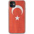 Turkish Flag Distressed iPhone 11 Clear Case