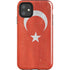 Turkish Flag Distressed iPhone 11 Impact Case