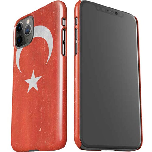 Turkish Flag Distressed iPhone 11 Pro Lite Case