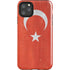 Turkish Flag Distressed iPhone 11 Pro Max Impact Case