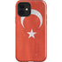 Turkish Flag Distressed iPhone 12 Impact Case