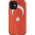 Turkish Flag Distressed iPhone 12 Mini Impact Case