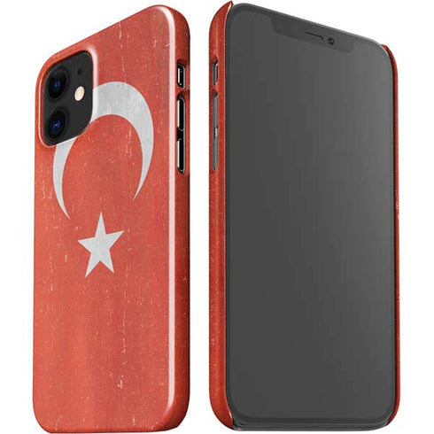 Turkish Flag Distressed iPhone 12 Mini Lite Case