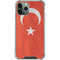 Turkish Flag Distressed iPhone 12 Pro Max Clear Case
