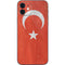 Turkish Flag Distressed iPhone 12 Skin