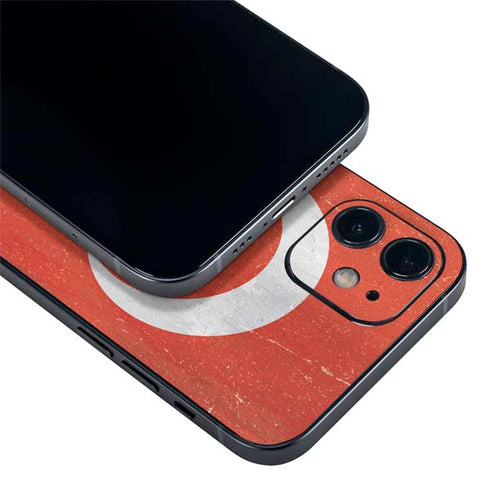 Turkish Flag Distressed iPhone 12 Skin