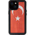 Turkish Flag Distressed iPhone 13 Mini Waterproof Case