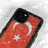Turkish Flag Distressed iPhone 13 Mini Waterproof Case