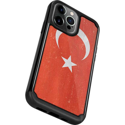 Turkish Flag Distressed iPhone 13 Pro Cargo Case