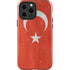 Turkish Flag Distressed iPhone 13 Pro Max Impact Case