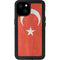 Turkish Flag Distressed iPhone 15 Plus Waterproof Case