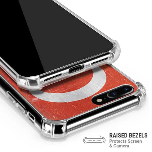 Turkish Flag Distressed iPhone 7/8 Plus Clear Case